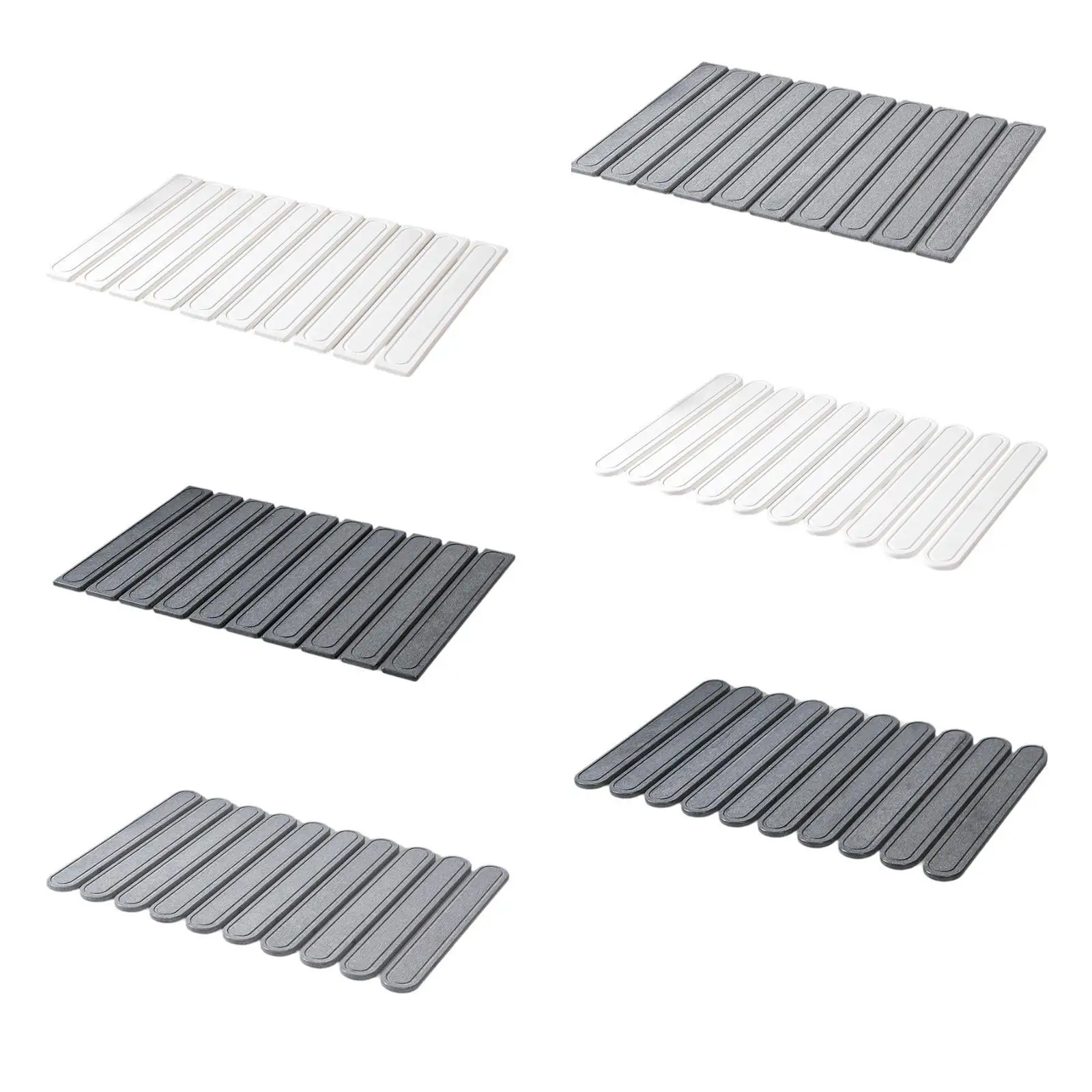 Foldable Dish Drying Mat Non Slip Mat Convenient Water Absorbent Multipurpose Bathroom Pad Fast Drying Pad for Kitchen Cups