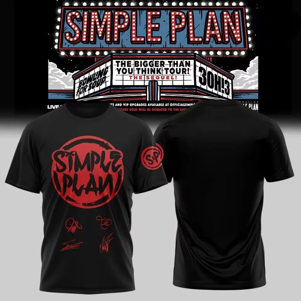 2026 New Bigger Than You Think Tour Family Matching Oversized Unisex Streetwear TShirt Vintage Pop Punk Band Graphic T Shirt