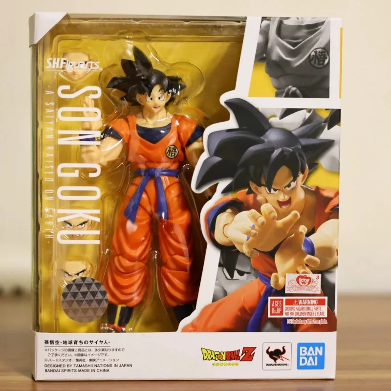 Hot Original Dragon Ball Shf Sh Figuarts Super Movie Capelli neri argento Super Hero Sun Wukong Modello Collezione di giocattoli Figura