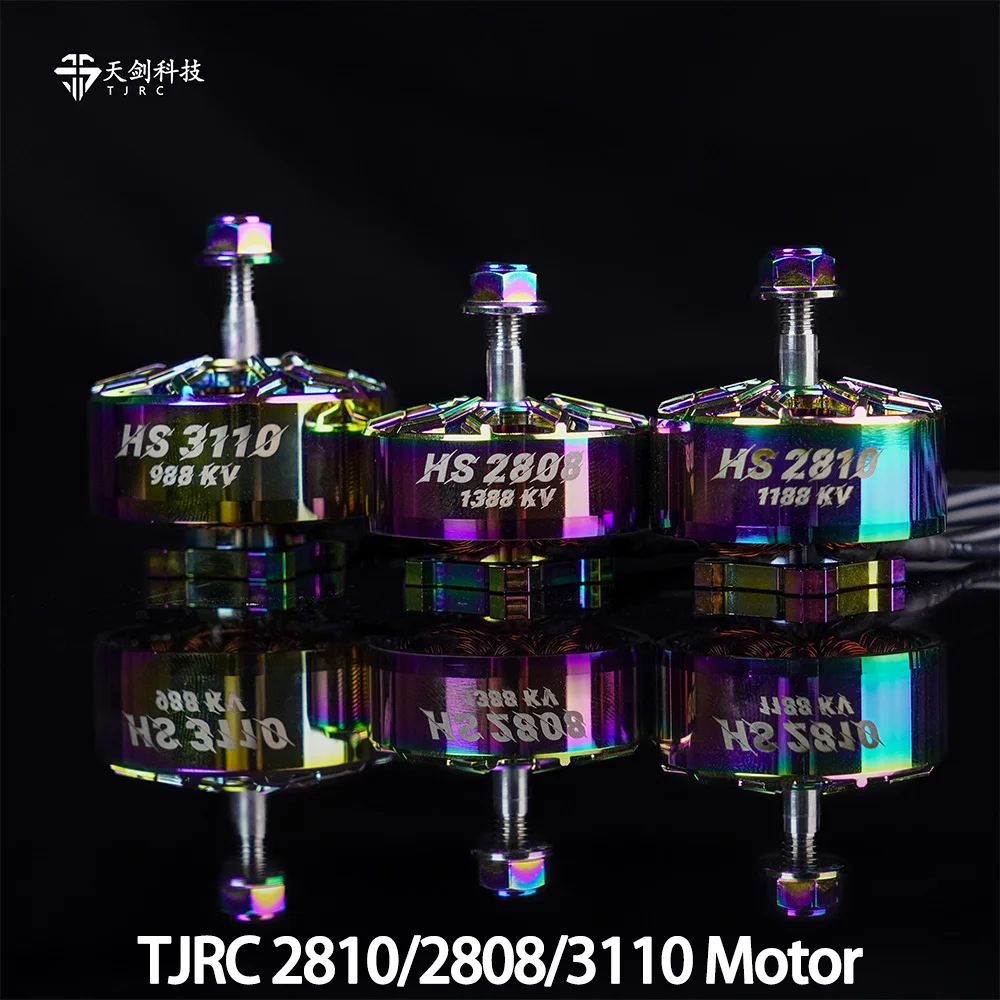 

TJRC 2810 1188KV/2808 1388KV/3110 988KV 6S Бесщеточный двигатель для RC FPV Quadcopter Racing Freestyle Drone
