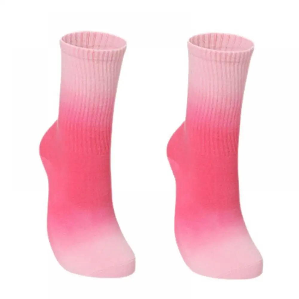 

Miniso Barbie Socks Kawaii Cartoon Cotton Breathable Sweat-Absorbing Gradient Color Stocking Non-Slip Yoga Socks Mid-Tube Socks