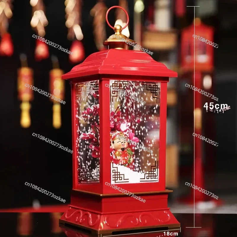 

Electric Music Snow Light Christmas Decoration Snow Scene Shopping Mall Store Hall Ornament Birthday Gift
