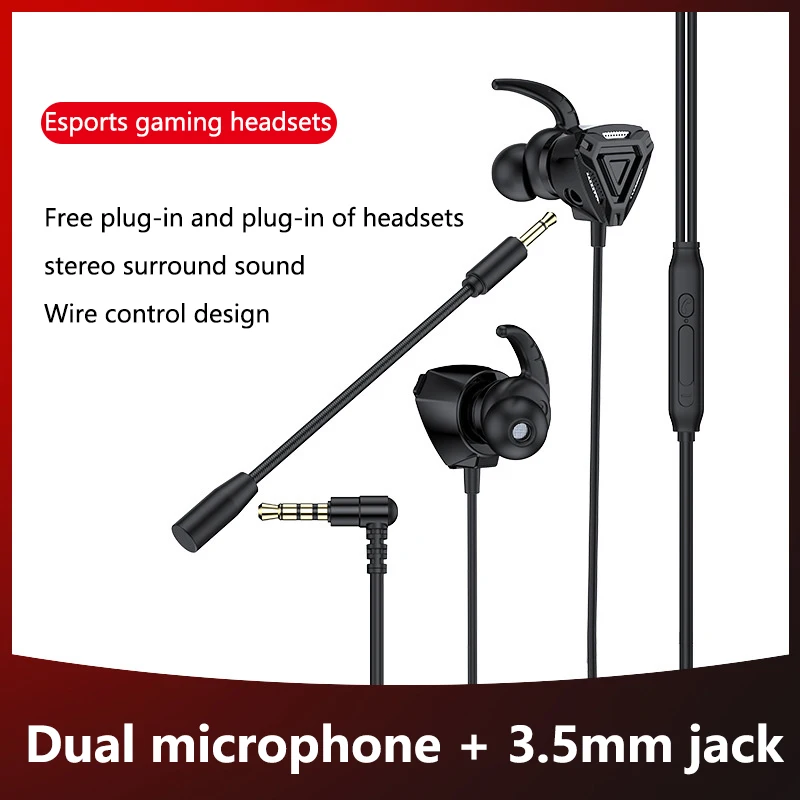 E-sports Player Gaming Headset With Mic, Detachable Microphone, Cool Stereo Headset For Mobile Phone And Computer