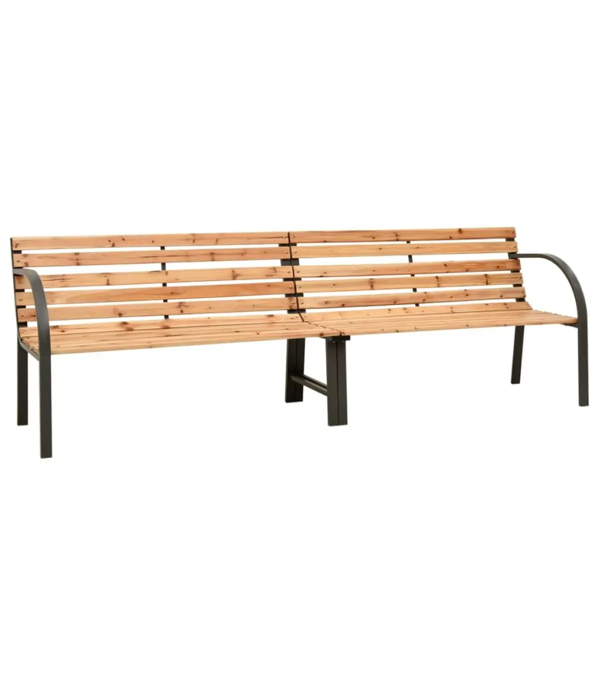 Garden benches double garden bench solid fir wood 225 cm