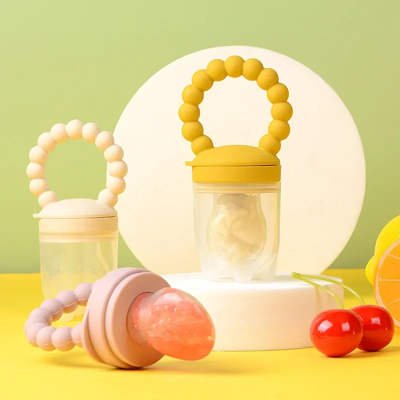 Silicone frutta cibo maglia alimentatore utensili giocattolo per la dentizione ciuccio per bambini succhiare alimentazione capezzolo supporto fittizio per accessori per neonati