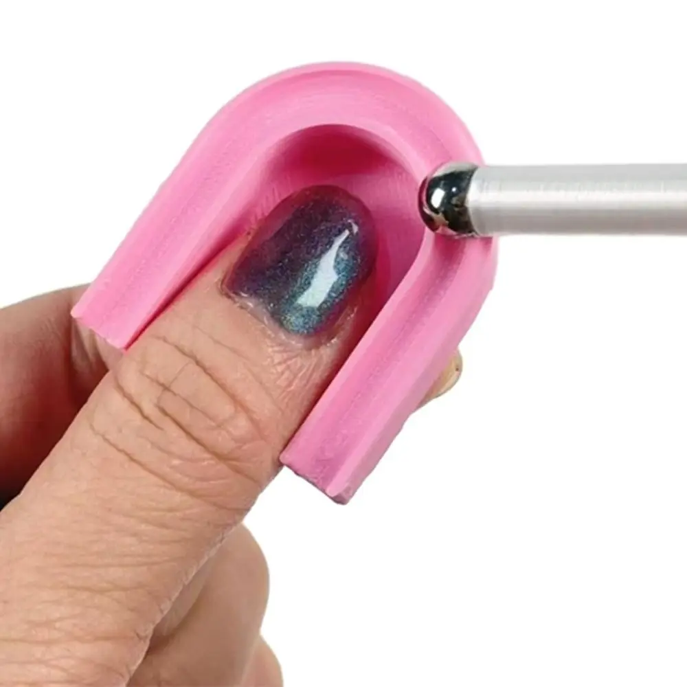 New U shaped Cat Eye Nail Magnet Stick Beginner Friendly Multifunctional Nail Magnets Nail Art Tool for Studio Home DIY Salon