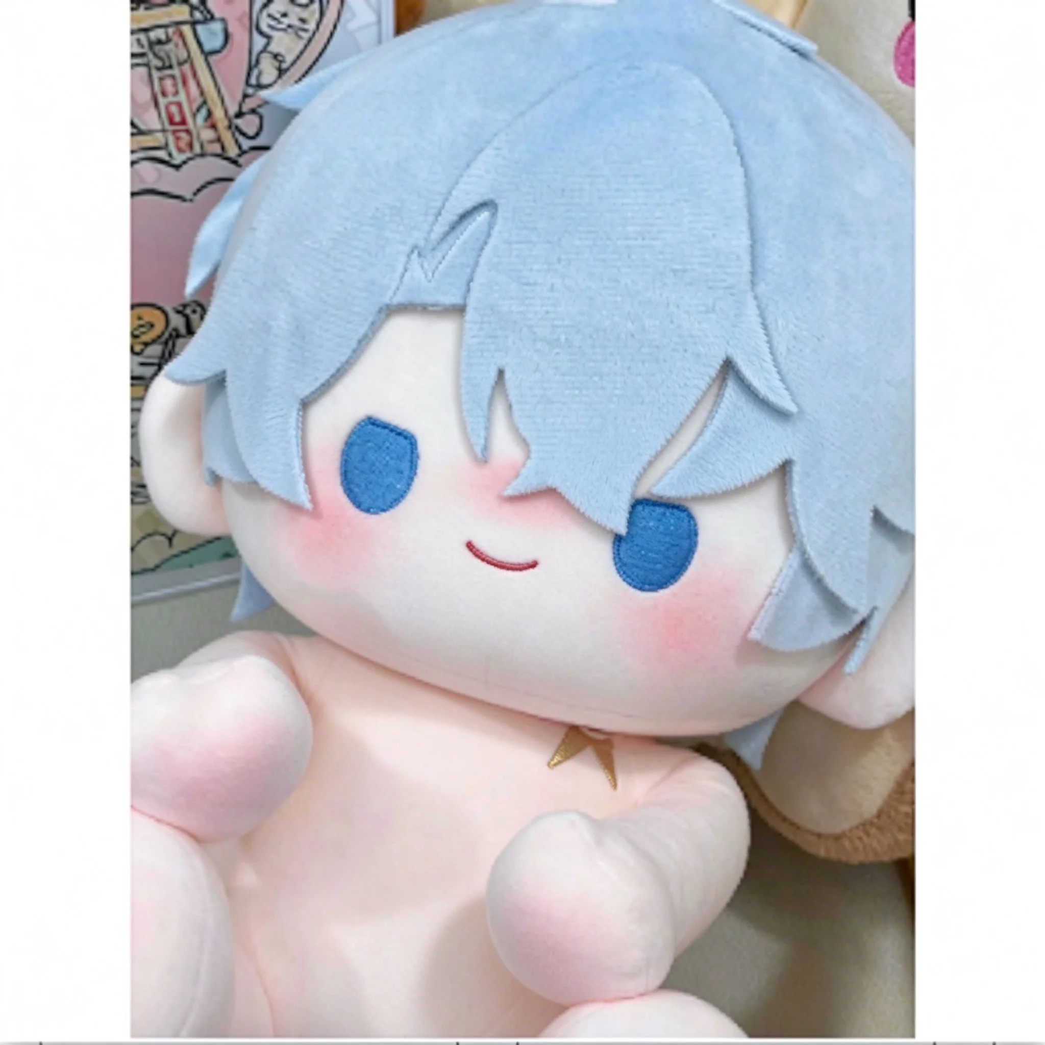 Anime Phainon Honkai: Star Rail chico guapo muñeco  peluche suave cuerpo 40cm postura sentada vestir almohada juguetes muñecas