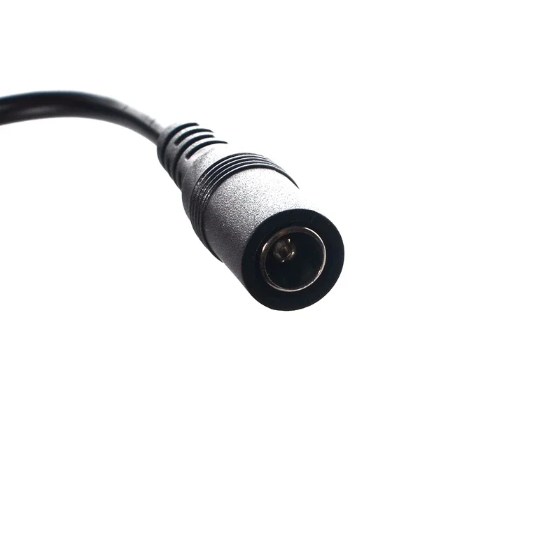 Interruptor liga/desliga em linha com cabo de alimentação macho fêmea 5.5x2.5mm conector dc interruptor de fio jack 5v 12v 24v para luz de tira led cctv