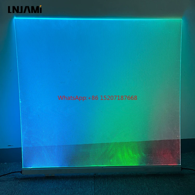 

High Quality Laser Dotted Engraving Acrylic Sheet LED Slim Panel Light Guide Plate Panel For Panel Facade Lights