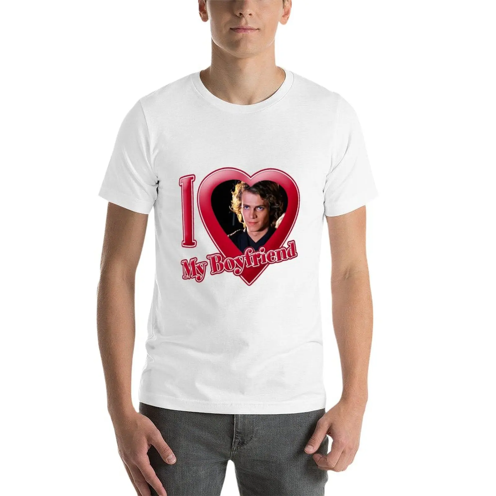 Hayden christensen t-shirt chłopcy białe koszulki za duże i wysokie męskie koszulki