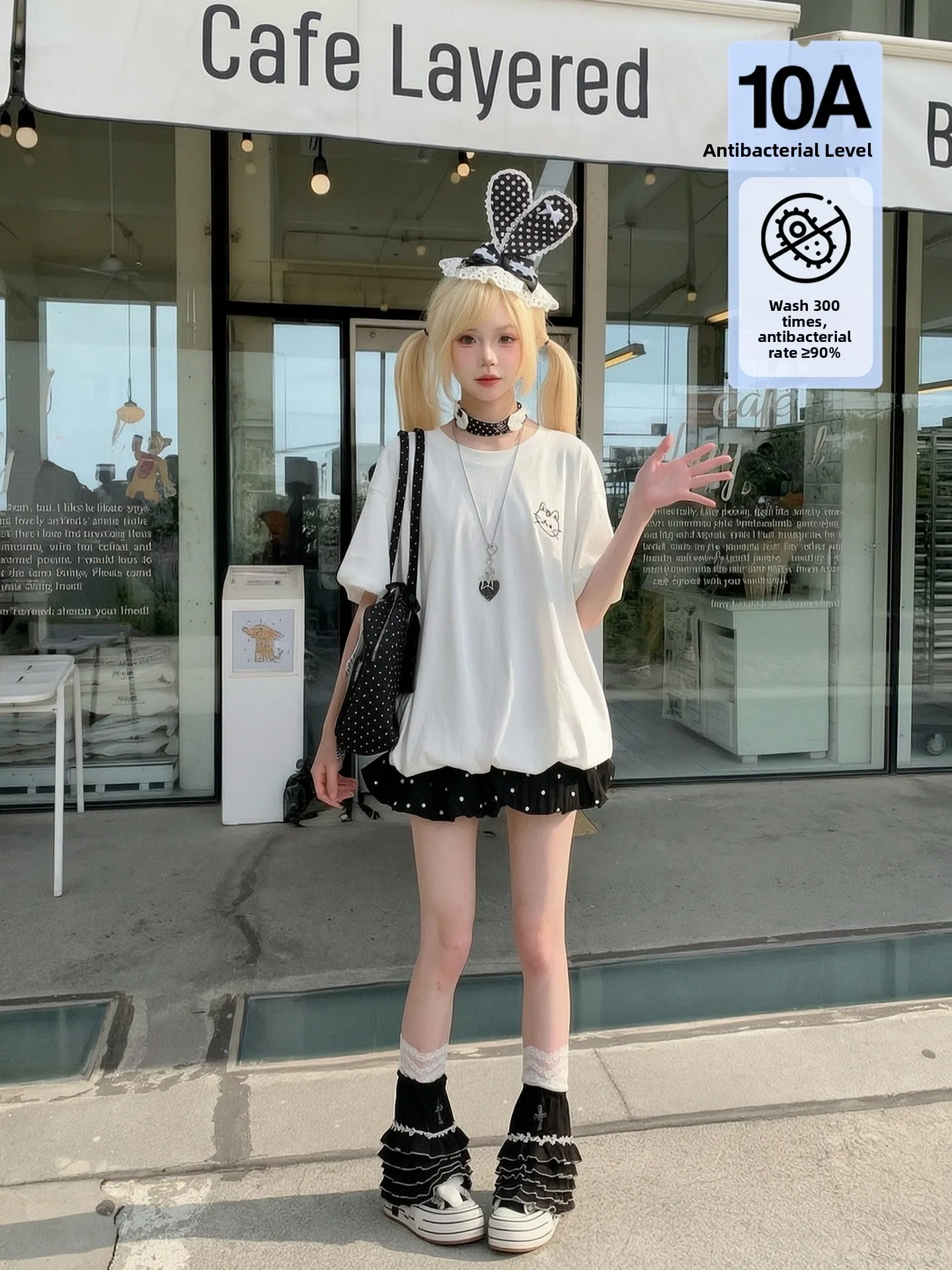 Sweet Style Embroidered  Pattern Loose Short Sleeve T-Shirt Casual Comfortable Summer Top for Women by Forest Girl Tribe