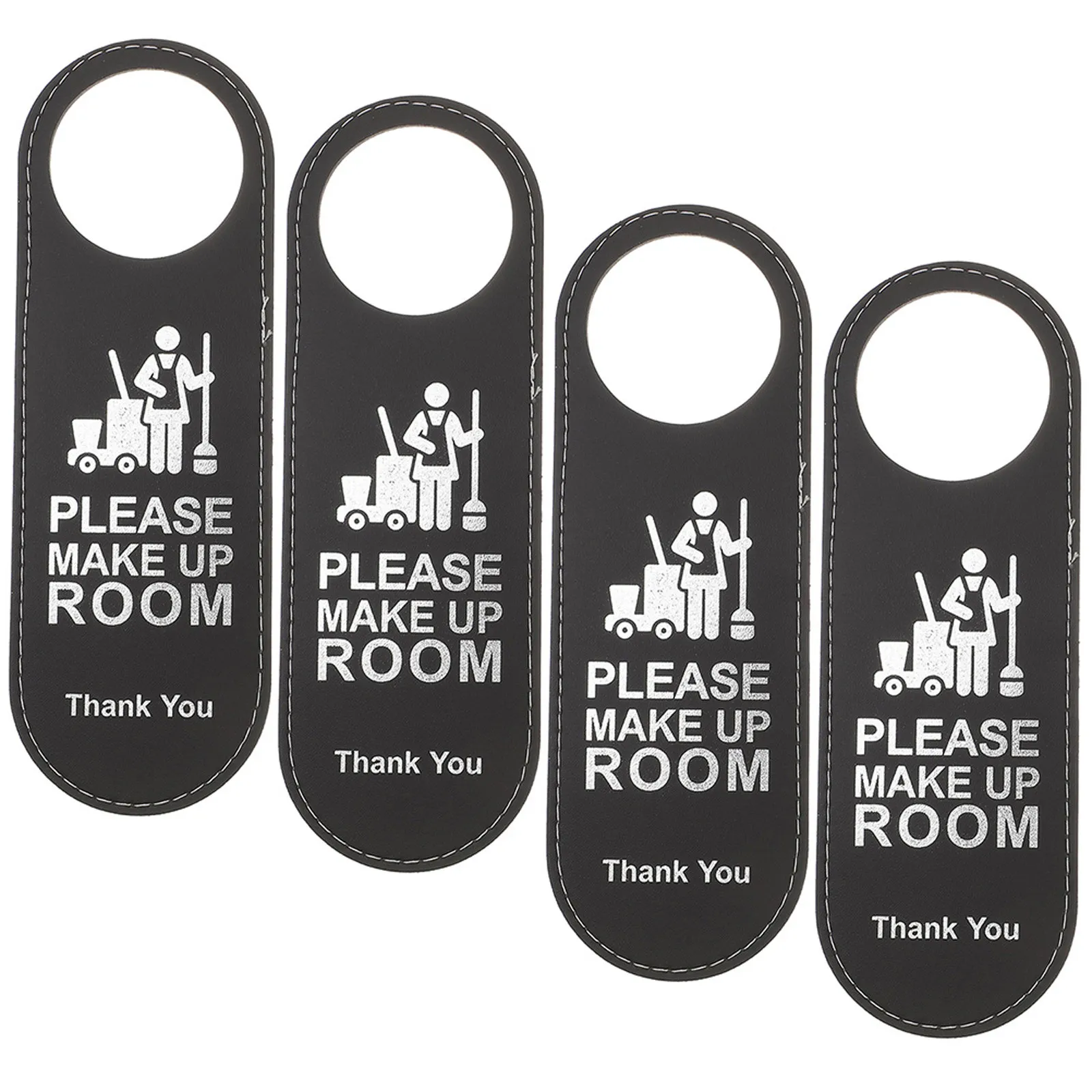 4 Pcs Do Not Disturb Door Hanger Vacant Occupied Sign Hotel Hangers Double Sided Room