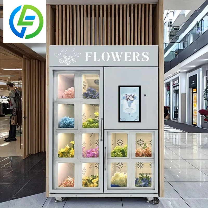 Customized Refrigerated Flower Vending Machine Fresh-Keeping Unmanned Equipment for Fresh Flowers