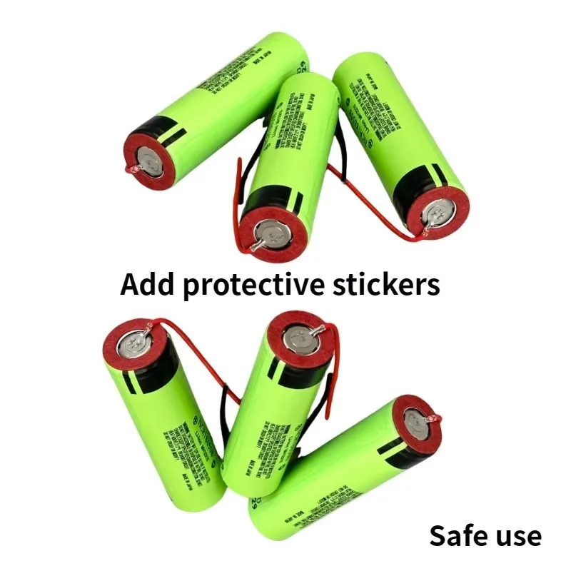 1-20pcs 100% Original 18650 battery 3400mah 3.7v lithium battery NCR18650B Suitable for flashlight battery +DIY wire