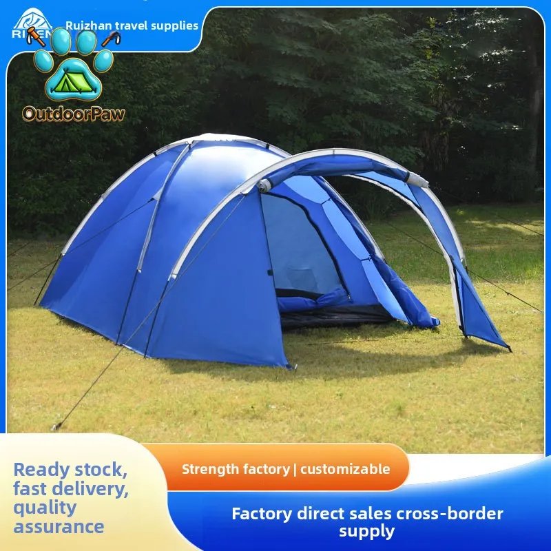 Tent Hand pitched tent Portable folding studio One living room Sunscreen Rain protection Family picnic Camping tent 2-3 people