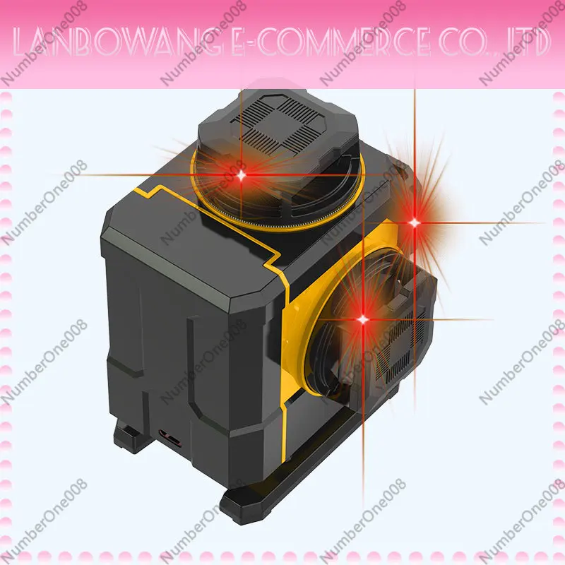 Mini Leveler Red 12/8-Line Laser Level, Outdoor High-Brightness Pulse Line, Super Intense Automatic Leveling Tool