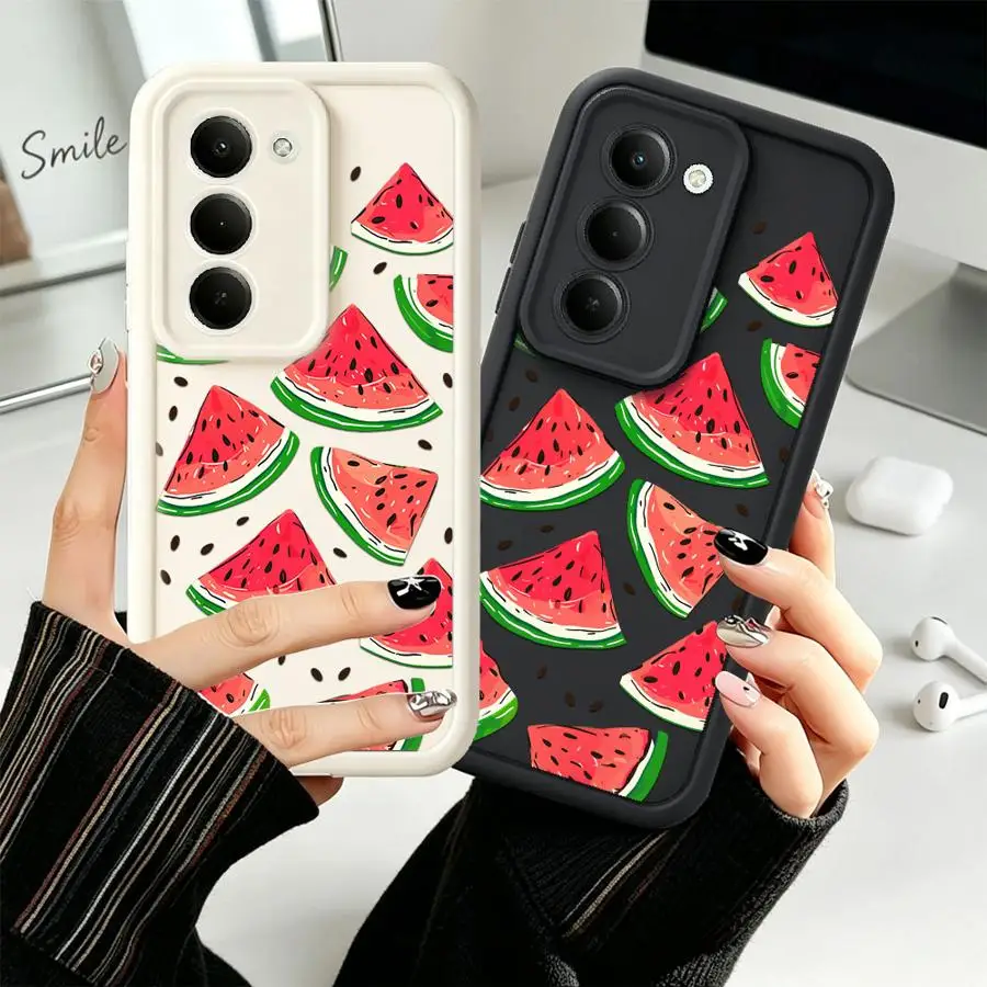 Watermelon Slice Case for Samsung Galaxy A53 A54 A51 A73 A12 A13 A26 A32 A35 A36 A56 A34 A15 A16 A23 A71 A72 Phone Cover