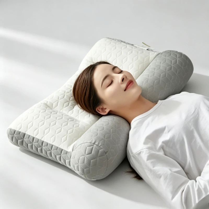 Super 3D Ergonomic Pillow Sleep Neck Pillow Protects The Neck Spine Orthopedic Contour Pillow Bedding for All Sleeping Positions