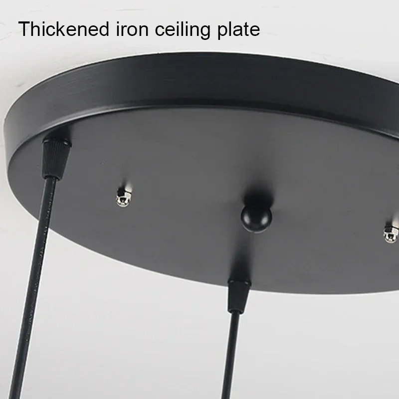 LED Pendant Lights Vintage Iron Little Man Hanging Lamp For Home Living Children's Room Dining Table Decoration Pendant Lamp