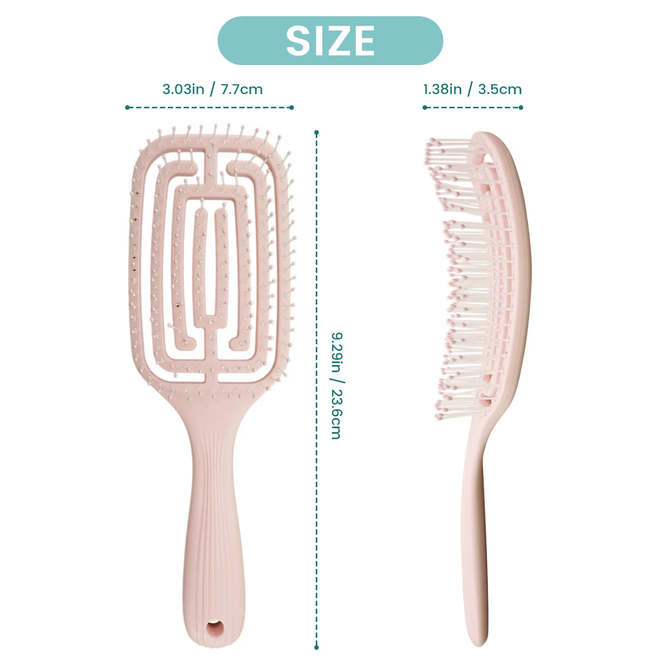Detangling Hair Brush - Gentle on Scalp, Effective on Knots | Scalp Massage Comb for Women Long Thick Tangled Hair