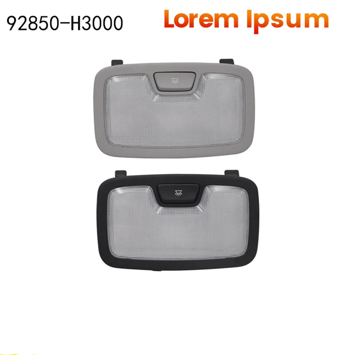 مجموعة مصابيح قراءة السيارة 92850-H3000 لكيا سبورتاج 4 QL KX5 KX7 2015-2019 مصباح فتحة سقف علوية 92850H3000 أسود