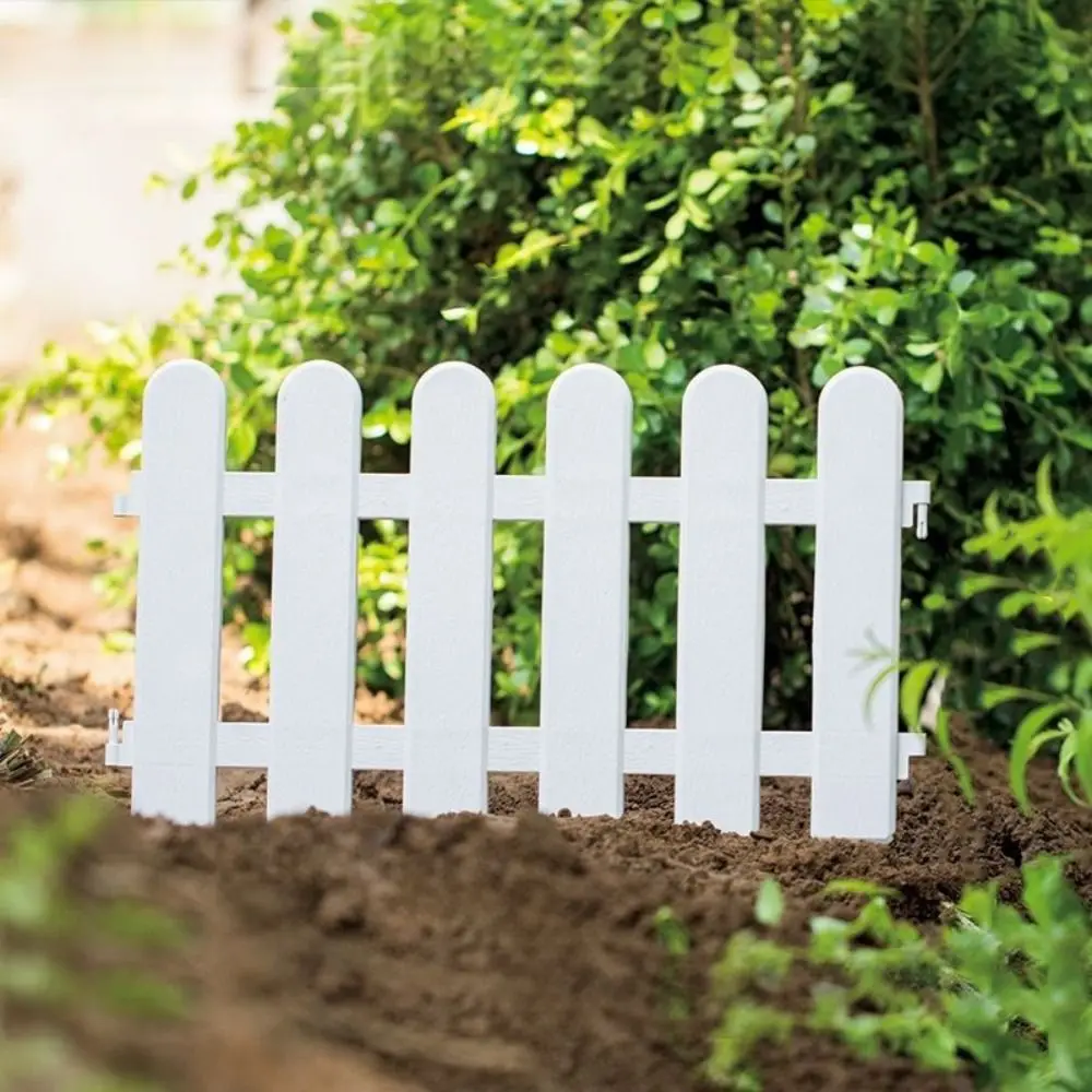 

2pcs Garden Greening Plastic Courtyard Fence Practical Durable Garden Fence Creative Universal Guardrail Vegetable