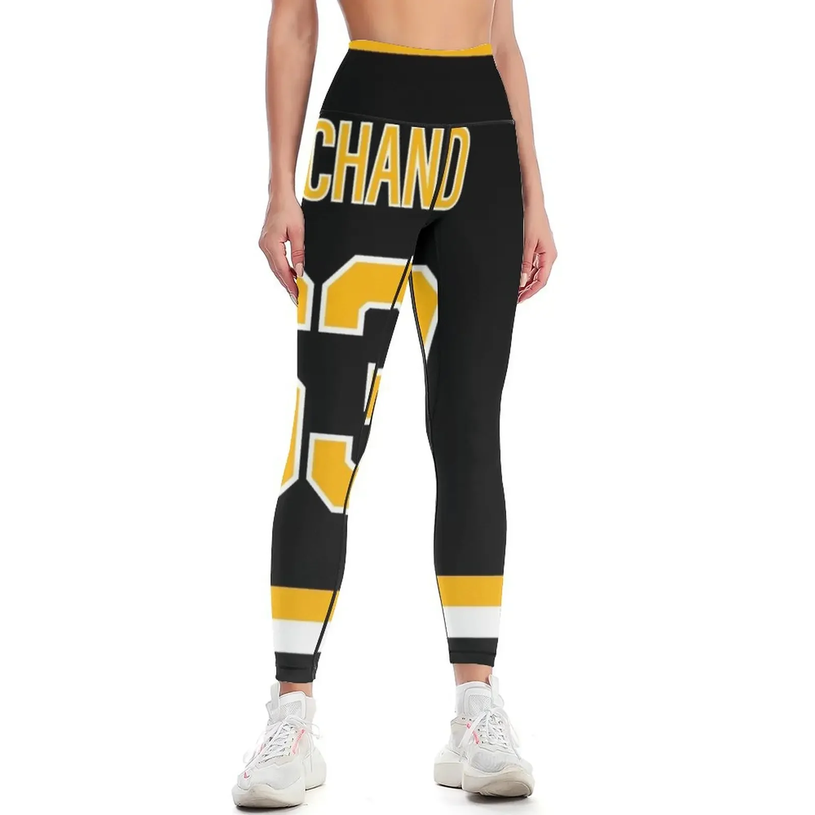 

Brad Marchand Jersey Leggings Women's gym Sports pants for Women's tights active wear Womens Leggings