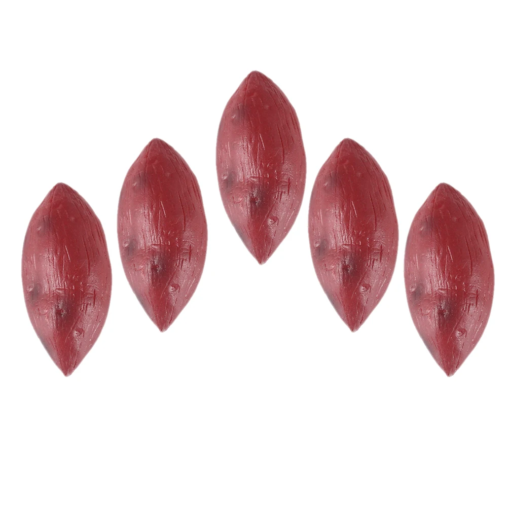 

5pcs Sweet Potato Decorations Fake Resin Sweet Potato Realistic Resin Vegetables Fake Food Models for Educational Aids