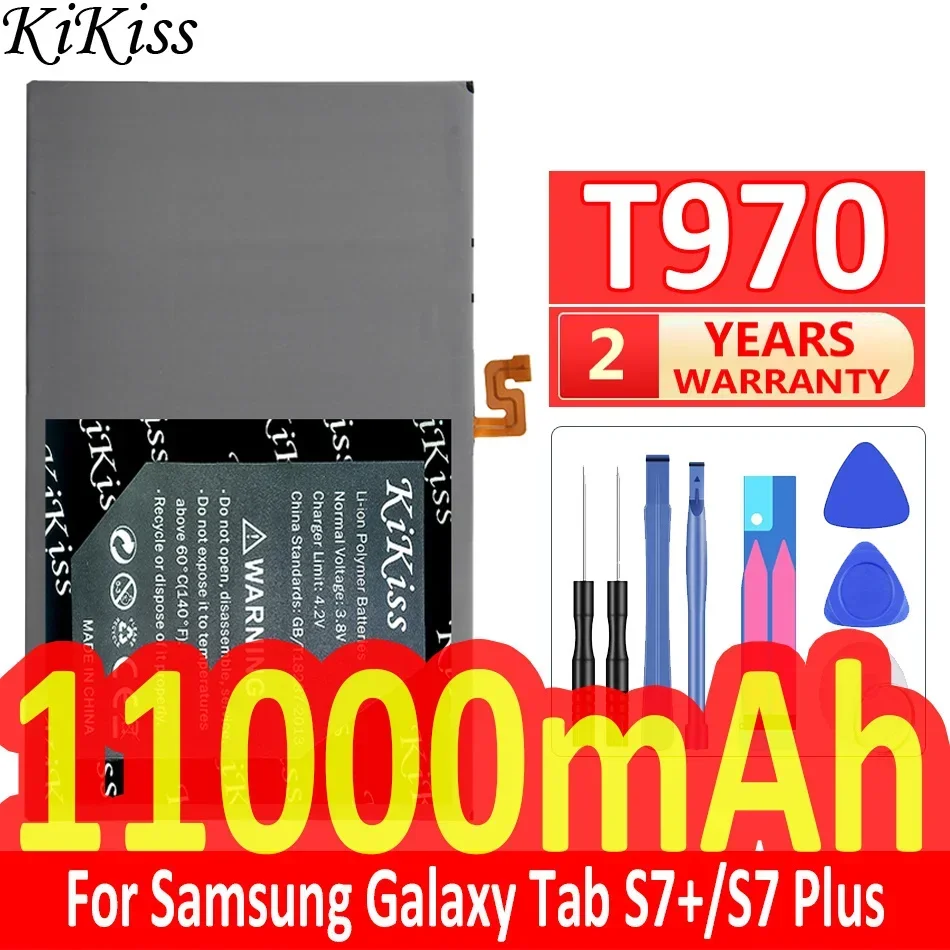 

Аккумулятор KiKiss 11000 мАч T970 (EB-BT975ABY) для Samsung Galaxy Tab S7+ S7 Plus SM-T976B SM-T970