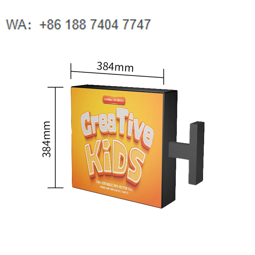 High Quality P3 Outdoor LED Display Full-Color Waterproof Cube Screen Two Sided for Electronic Billboard & Subway Use IP65 Rated