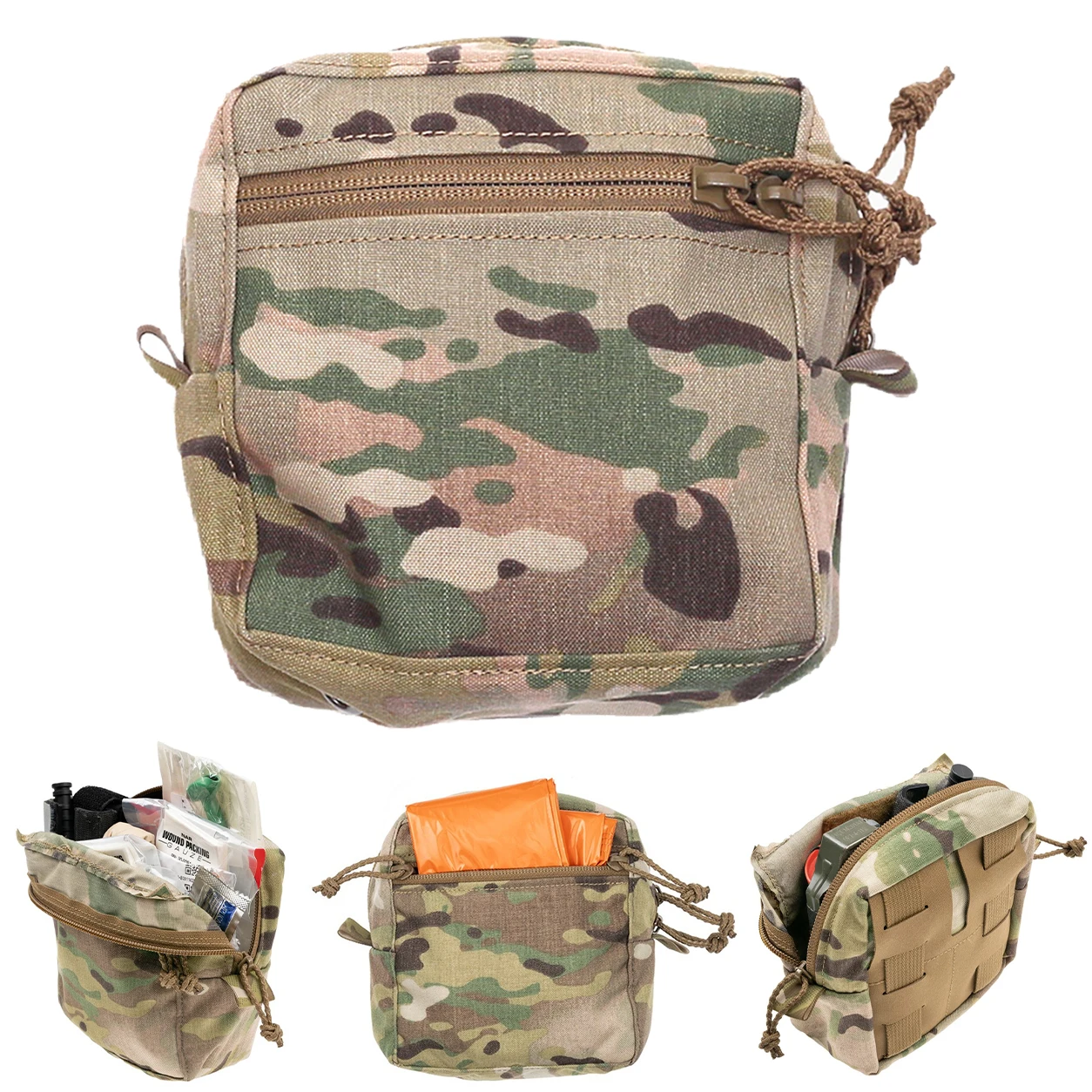 

Tactical IFAK Medical Pouch Anti-IR Flame Retardant Utility EDC Waist Bag Night Vision Device Storage Bag for Hunting Camping