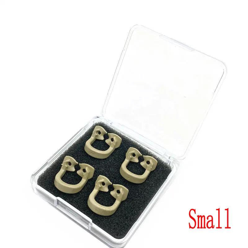 YONGXI Dentists Goods Dentistry Rubber Dam Clamps Rubber Barrier Clip Resin Material For Dental Lab Dentist Tools 4pcs/set