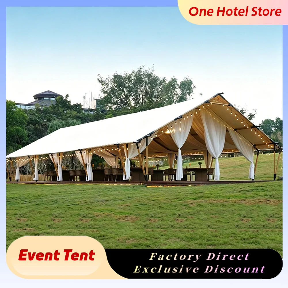 Luxury Wedding Event Tent Outdoor Marquee Tent Aluminum Frame Party Tent for Garden Banquet Exhibition Custom Size