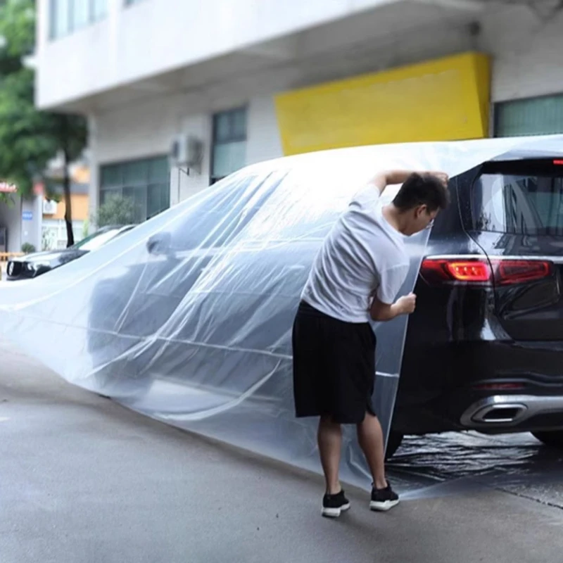 Multipurpose Car Flood Defense Cover Shelter Guard Waterproof Reusable Protective Enclosures For Outdoor Vehicle Storage X37F