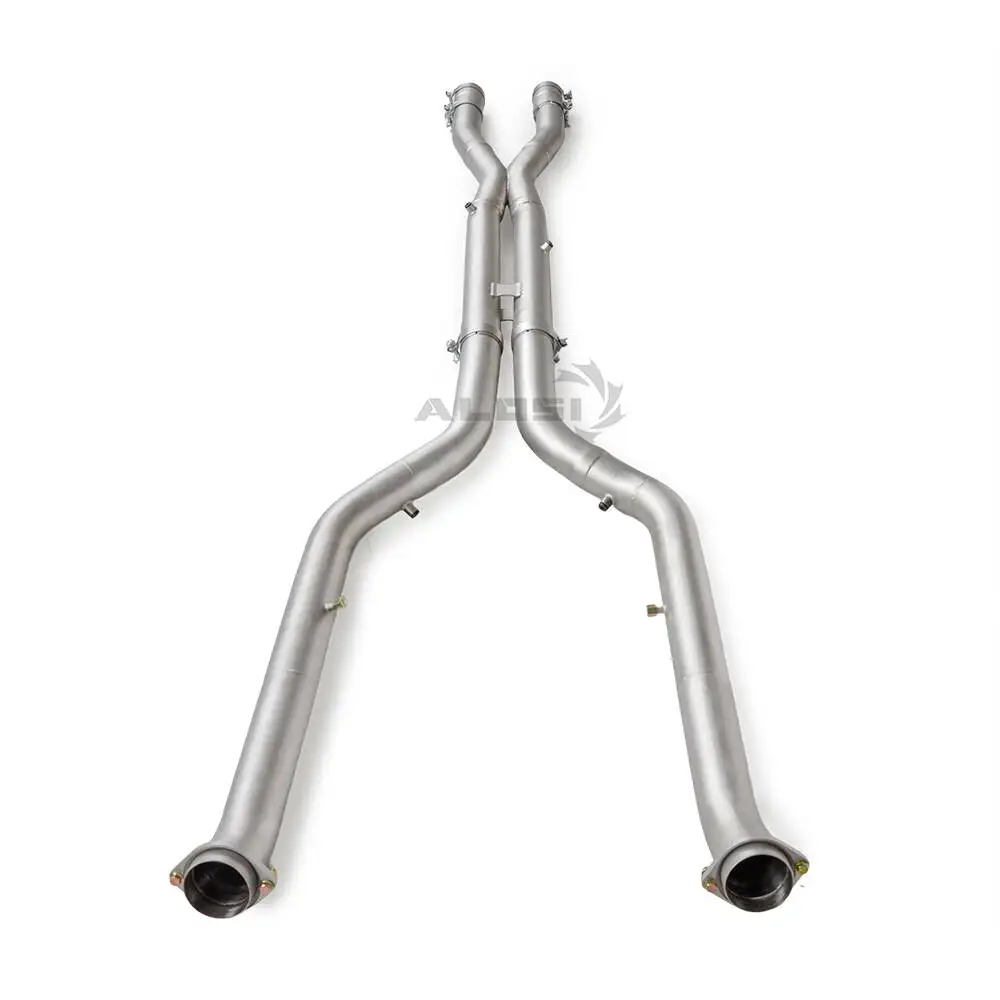 Suitable for BMW M5 G90 4.4T Long Mid Pipe Exhaust System After 2025, with Removable OPF Exhaust Mid Section