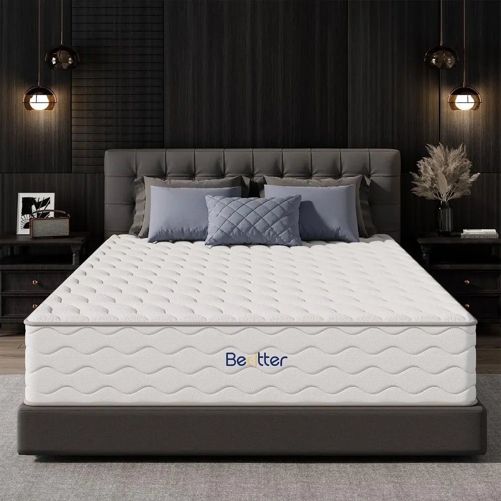 14 Inch Cooling Hybrid Mattress for Heavy Sleepers with Gel Memory Foam and 7-Zone Support