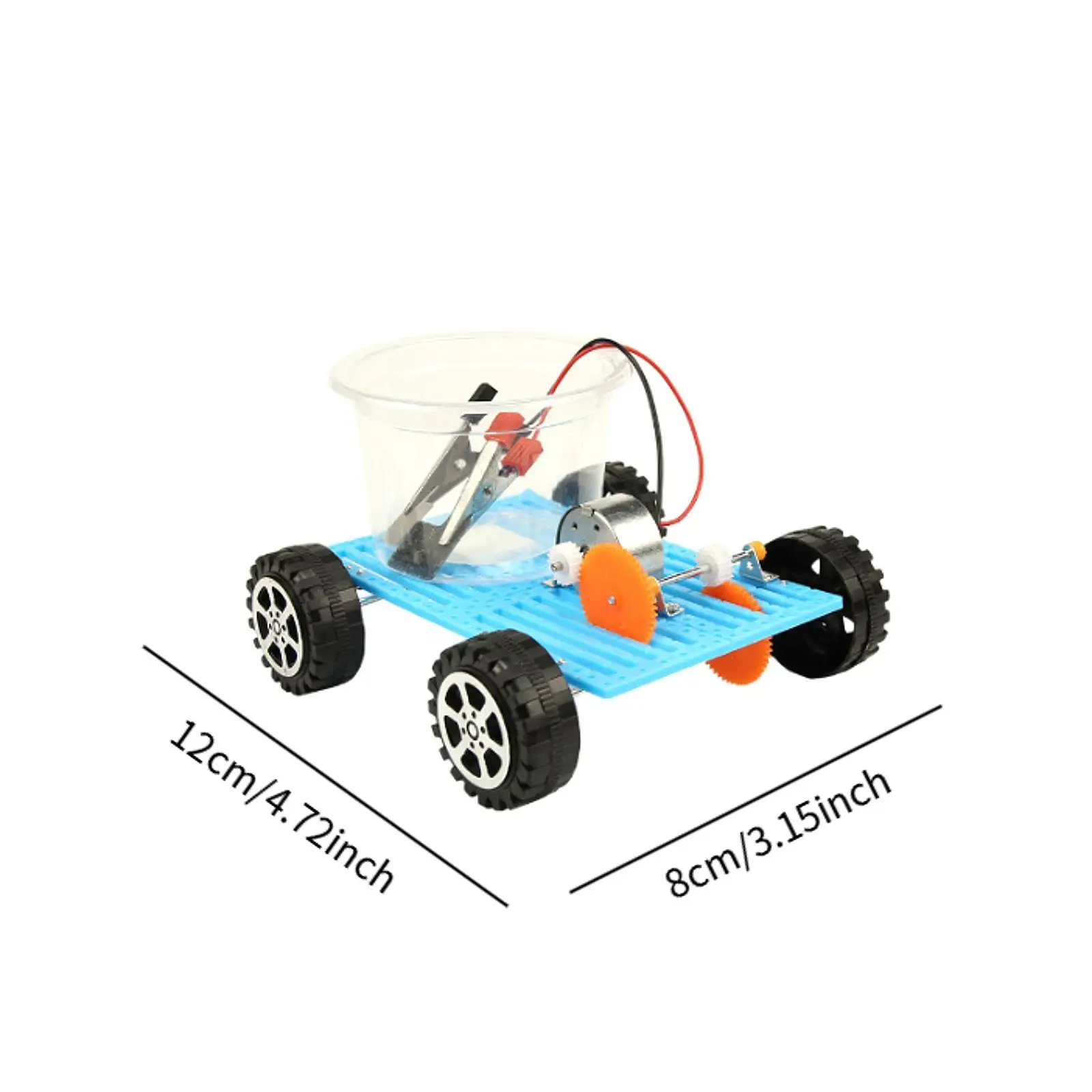 Scientific Experiment Equipment Salt Water Power Car Vehicle Building Project Kit for Children School Chemistry Lab