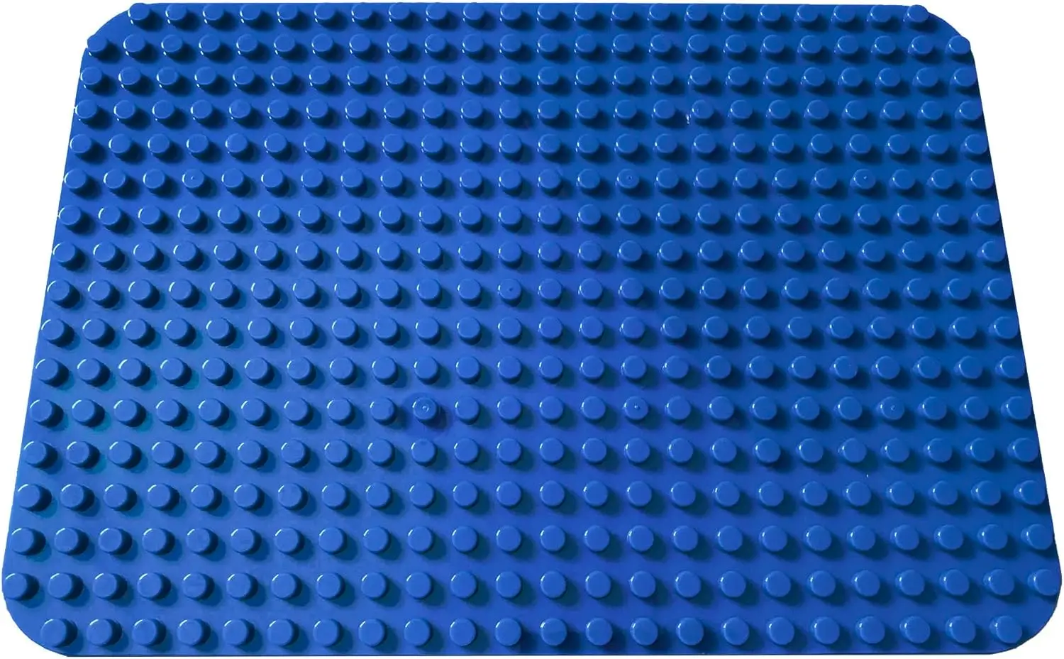 

Building Block Base Plates for Large Blocks 15" x 10" Blue Baseplate, Compatible with Major Brands, STEM Learning, Ages 3+