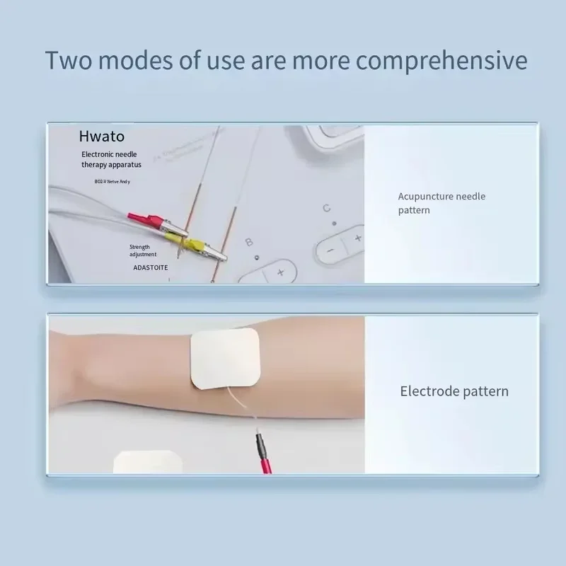 6-Channel Output Microcurrent Pulse Massager Electroacupuncture Therapy Unit Muscle Stimulator TENS Relieves Muscle Pain