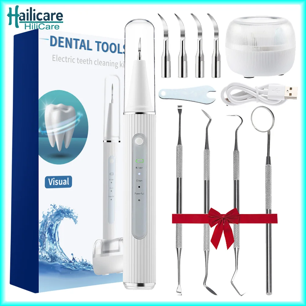 

Visual Ultrasonic Electric Dental Scaler with Camera Calculus Oral Tartar Remover Tooth Stain Cleaner Teeth Whitening Oral Care