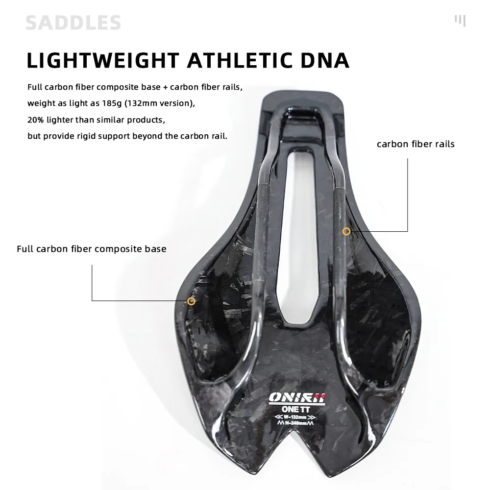 2025 جديد ONIRII الترياتلون TT ثلاثية الأبعاد مطبوعة السرج واحد TT الطريق الوقت محاكمة الدراجات البحر ألياف الكربون خفيفة t لدراجة الترياتلون #5