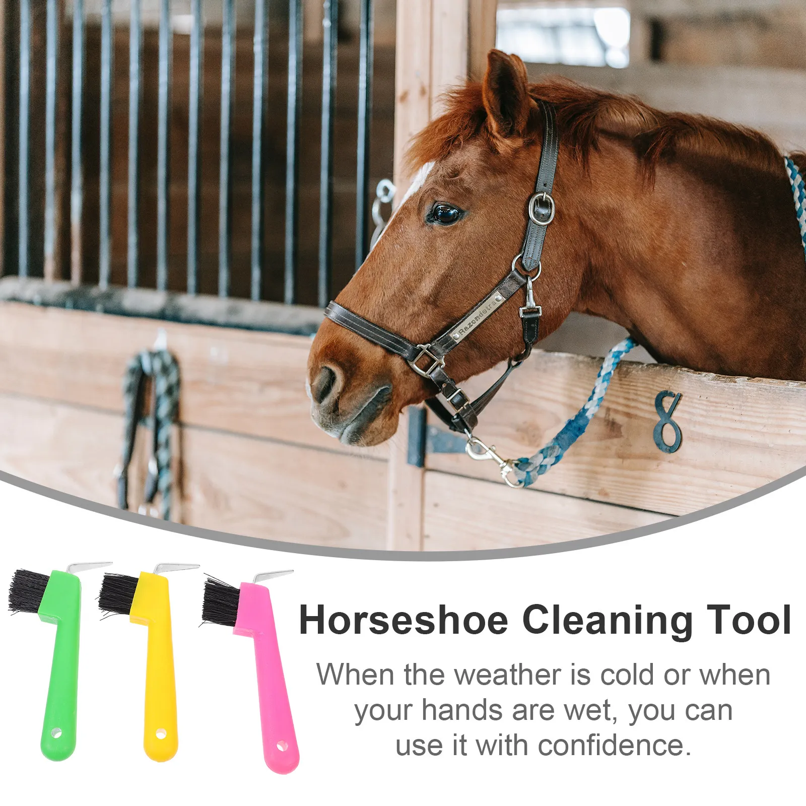 

Эффективный триммер для копыт лошадей 2-в-1 с функциями очистки и шлифовки, усиленная конструкция для длительного использования, идеально подходит для влажных или холодных условий