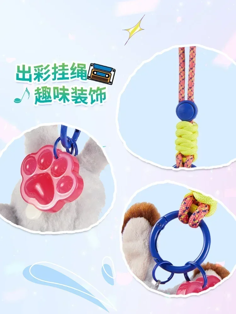 Disney Zootopia Music Festival Series Anime Figure Judy Nick Plush Doll Keychain Pendant Accessories Kawaii Toy Birthday Gift