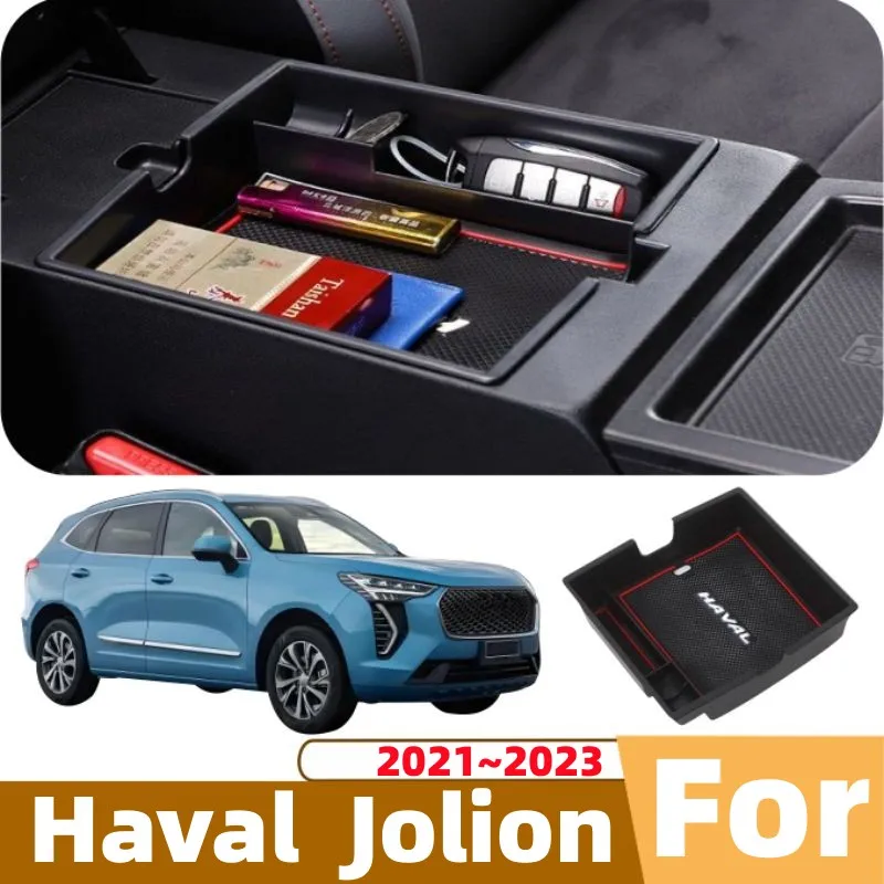 console-central-do-carro-organizador-caso-interior-estilo-acessorios-braco-escondido-titular-caixa-de-armazenamento-para-haval-jolion-2021-2022-2023