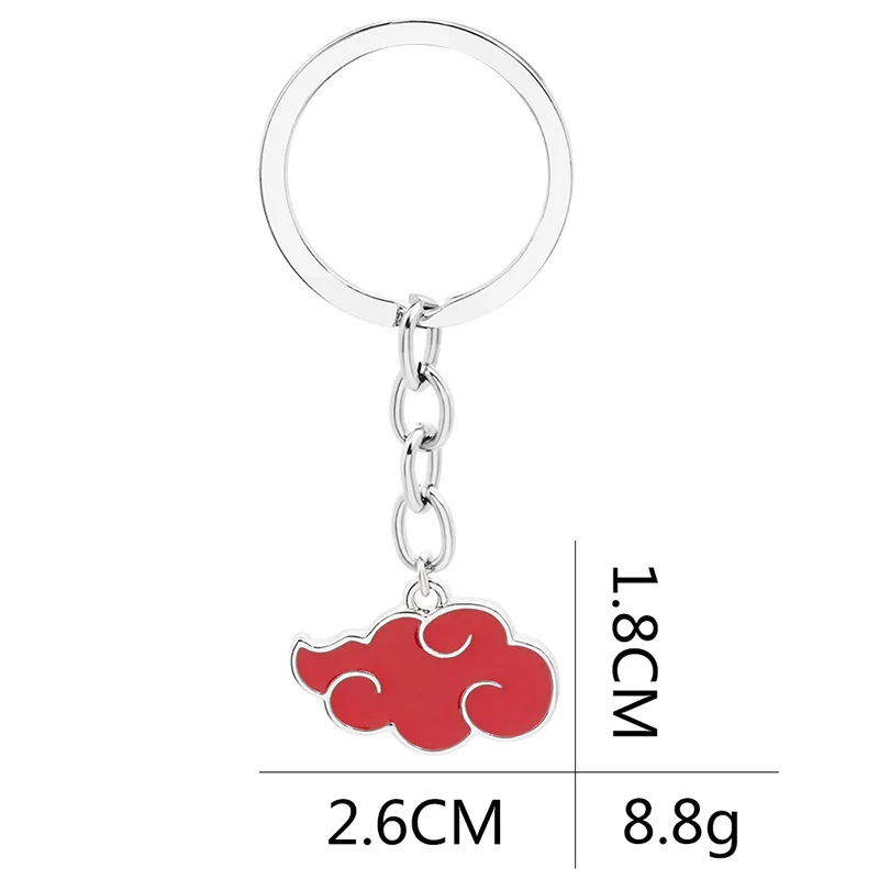 Necklace Anime Ninja Peripheral Xiao Organization Red Cloud Clothing Keychain