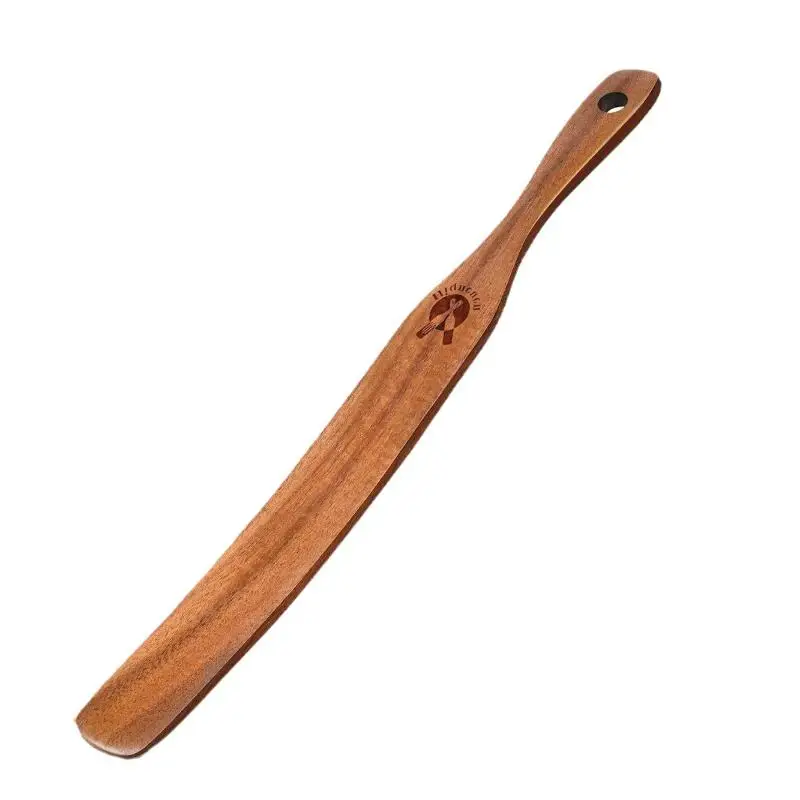 الخبز اثارة ملعقة صديقة للبيئة خشبية العجين المخمر كاتب خلاط المطبخ جرة كشط أداة العجين خلط شقة اثارة عصا