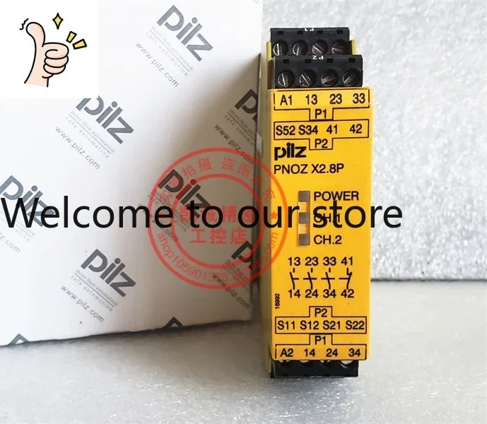 Relé de Seguridad Original Pierce PILZ 2025.4 PNOZ X2P/PNOZ X2.8P/777301/787303
