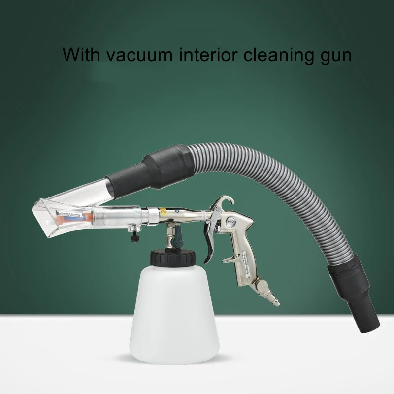 Dual-purpose multifunctional car cleaning gun Blow vacuum cleaning tool Tornado interior cleaning machine