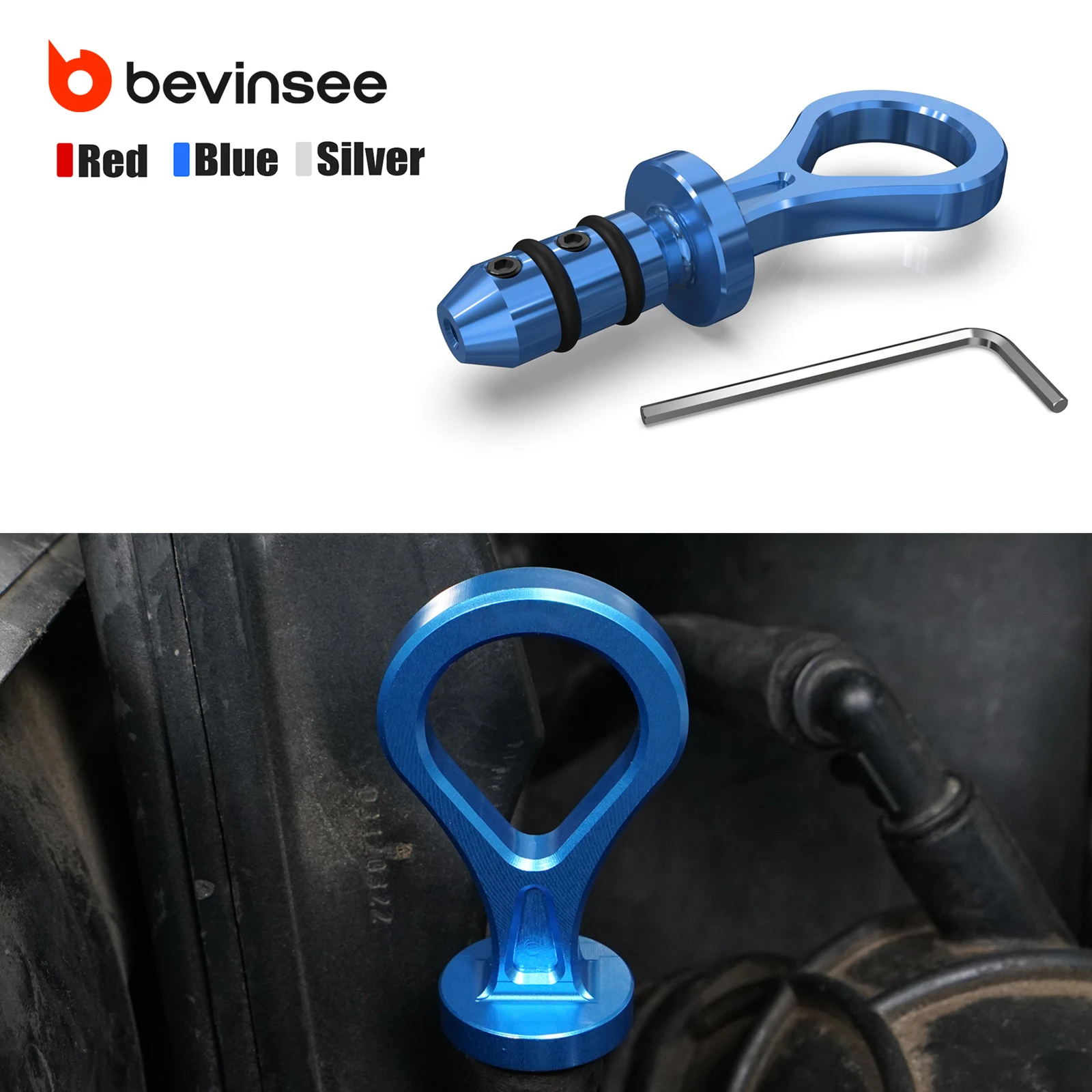 

Aluminum Oil Dipstick Handle for BMW E39 525i 528i 530i,E46 325i 328i 330i,Z4 E85/E86, Replace 11 43 1 436 293,11 43 7 505 490