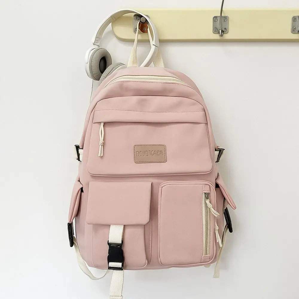 Large Capacity Student Backpack Adjustable Strap Lightweight Laptop Backpack Breathable Multi-pocket School Backpack Camping